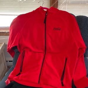 Red Coca Cola Fleece jacket